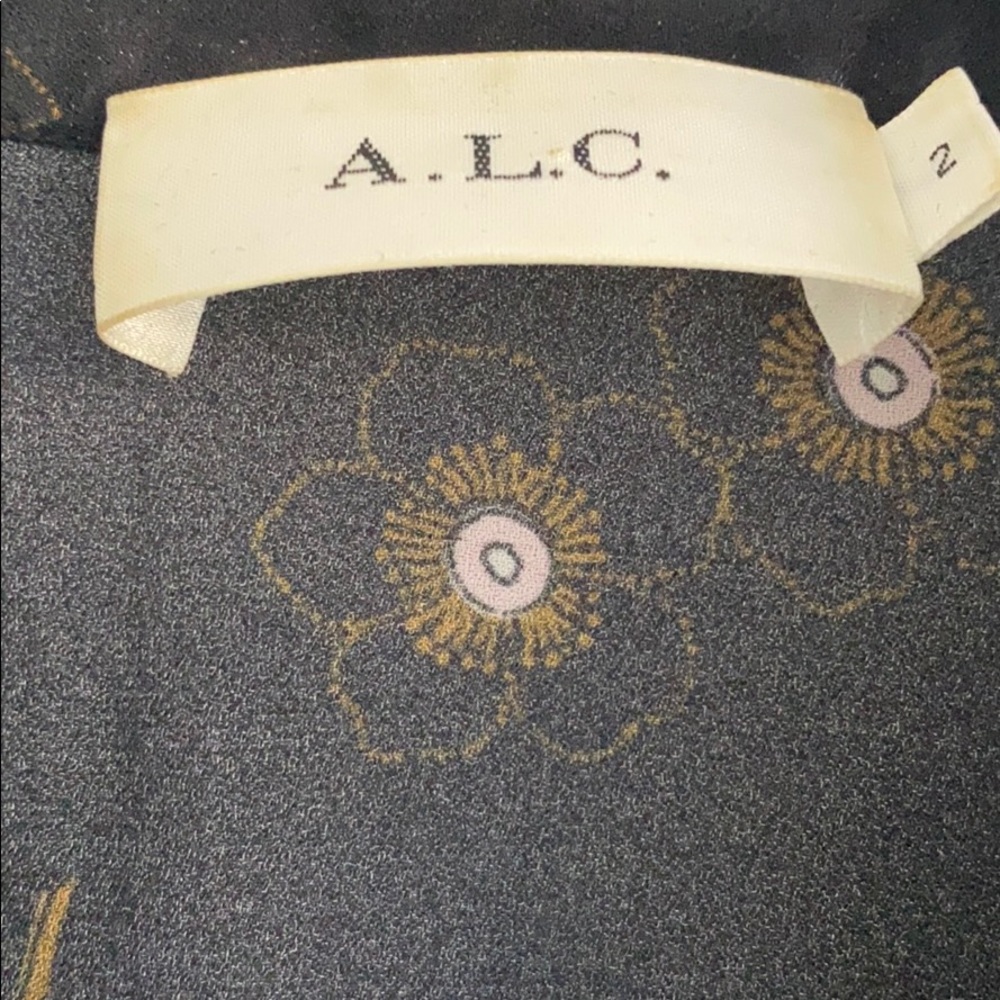 A.L.C. Campbell Dress in Black Multi - Picture 11 of 11